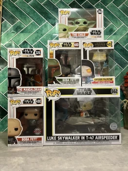 Funko pop : lot de 6 pop - Star Wars ( numero : 326 / 368 / 433 / 480 / 490 / 662 )