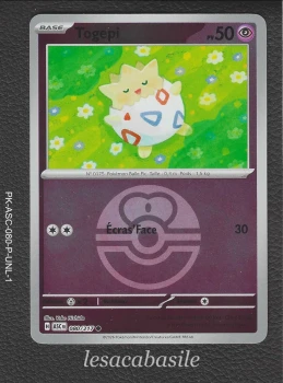 Togepi 80/217 reverse Pokeball - ME2.5 - Héros Transcendants (2026)