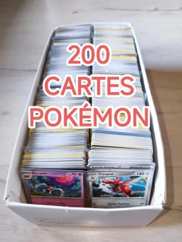 200 cartes Pokémon