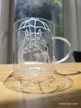 🚨 Mug Totoro en verre - 300ml - Neuf !