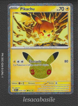 Pikachu 024/128 - 🟡 02/30 - ME5.5 - 30e Anniversaire (2026)