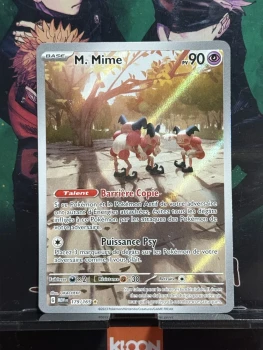 Carte Pokémon M. Mime 179/165 MEW Ecarlate & Violet 151 FR