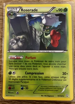 Carte Pokémon Roserade 15/124