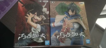 Lot figurines Black Clover Asta et Yuno
