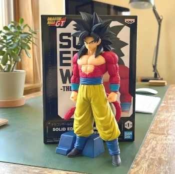 🐉 [NEUF] Figurine Dragon Ball GT Son Goku SSJ4 Solid Edge Works - 21cm