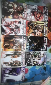 lots manga Attaque des Titans