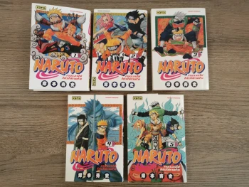 Lot du tome 1 à 5 de Naruto