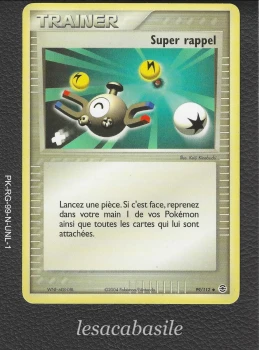 Super rappel 99/112 - FR - Ex Rouge Feu & Vert Feuille (2005)