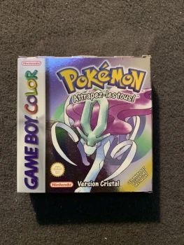 Pokémon Version Cristal - Game Boy Color - Édition Original Rétro