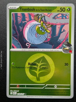 Carte pokemon Tissenboule de la T.R. 018/217 rev. E - ME2.5 - Héros Transcendants (2026)