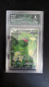 Carte Pokémon Gradéee Collect Aura Noir et Blanc Nobles Victoires Viridium 97/101 A n°268924983