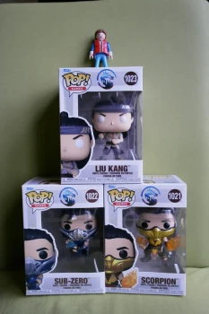 Lot 3 figurines Mortal Kombat 1 - Pop