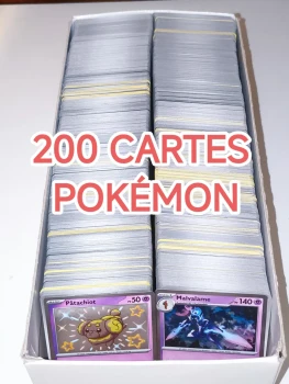 200 cartes Pokémon
