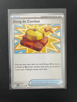 Carte Pokémon - GONG DE COMBAT 116/132 - Méga évolution