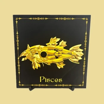 Saint Seiya – Armure des poissons | Portrait décoratif impression 3D | Chevaliers du Zodiaque