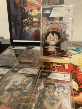 Lot carte gradé SGS One Piece 25th anniversaire