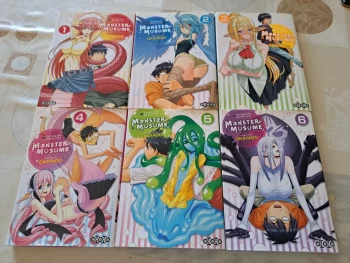 Lot 6 mangas - Monster Musume - tomes 1 à 6 - Okayado - Ototo