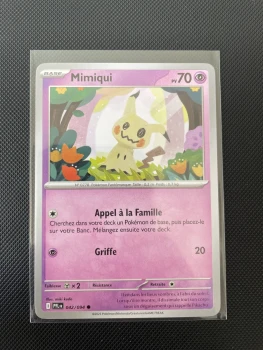 Carte Pokémon - MIMIQUI 042/094 - Flammes Fantasmagoriques