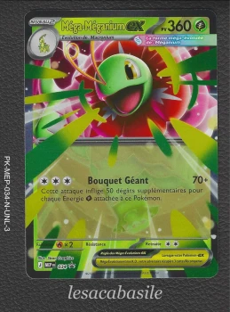 Méga-Méganium ex MEP 034 - FR - PROMOS - Méga-Evolution