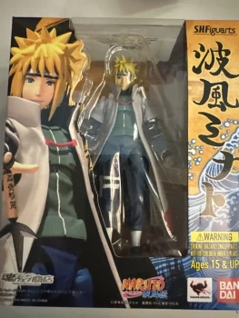 Boîte figurine naruto namikaze minato shfiguarts neuf scellé