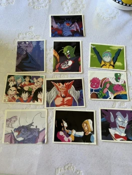 Lot de 10 images panini Dragonball