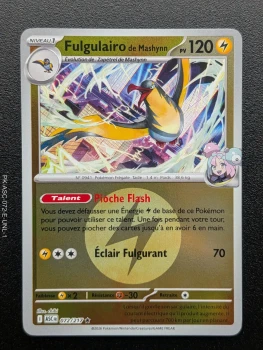 Carte pokemon Fulgulairo de Mashynn 072/217 rev. Energie - ME2.5 - Héros Transcendants (2026)