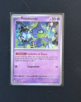 Carte Pokémon - Polichombr 33/84 - Nuit Noire
