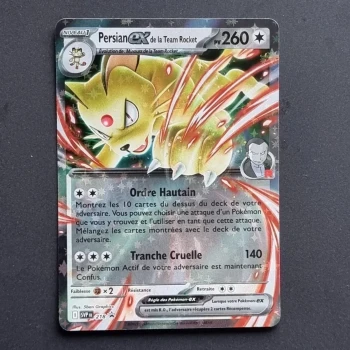 Carte pokemon Persian ex de la Team Rocket SPV 218 PROMO