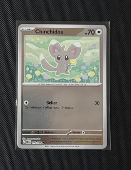 Carte Pokémon - Chinchidou 72/86 - Reverse - Chaos Ascendant