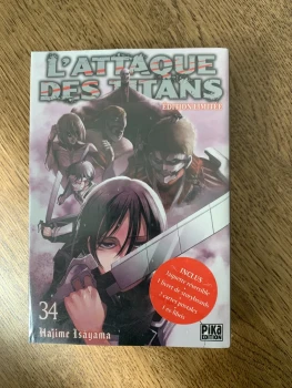 L’attaque des titans édition limitée Tome 34