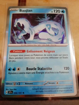 Baojian - Holo Rare 56/191 - Pokémon - Ecarlate et Violet Etincelle Déferlante