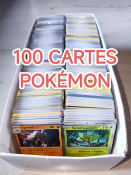 Lot de 100 cartes Pokémon FR