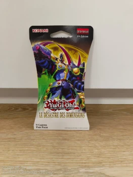 Yu-Gi-Oh! JCC - Pack de Booster Le Désastre des Dimensions (Blister cartonné) - FR