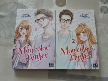 Lot 2 mangas - mon coloc d'enfer - tomes 1 et 2