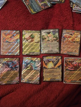 Lot de 8 cartes ex