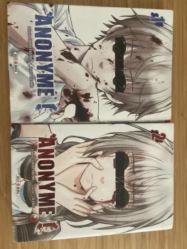 Lot de 2 manga Anonyme
