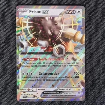 Carte pokemon Frison ex 077/086 POKEBALL - EV10.5  Flamme Blanche