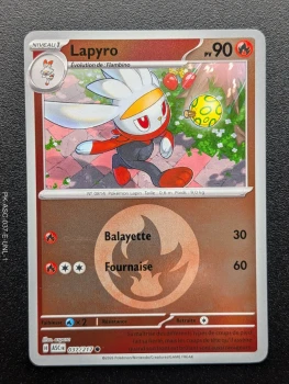 Carte pokemon Lapyro 037/217 reverse Energie - ME2.5 - Héros Transcendants (2026)