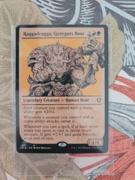 Magic: The Gathering 2022 Raggadragga, Goreguts Boss 437 Battle for Baldur's Gate Showcase English