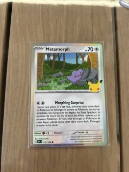Carte Pokémon - Métamorph 115/128 - 30eme anniversaire