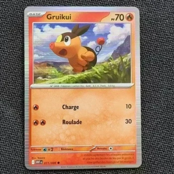 Carte pokemon Gruikui 011/086 Holo PROMO - EV10.5  Flamme Blanche