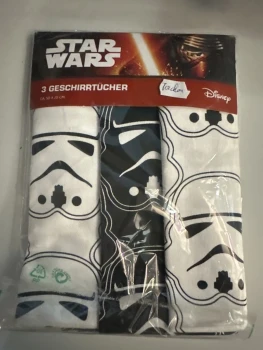 Lot 3 torchon cuisine star wars Disney neuf
