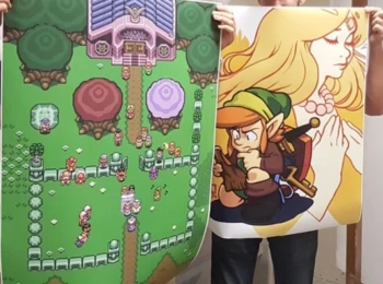 Lot de 4 posters The Legend of Zelda (grand format)