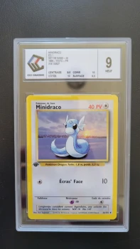 Pokémon CCC 9 Minidraco 26/102 Édition 1 NM MT 🤩 Set de Base PCA PSA