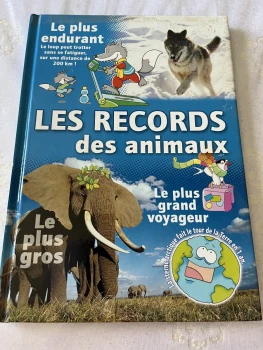 Livre. Les records des animaux neuf