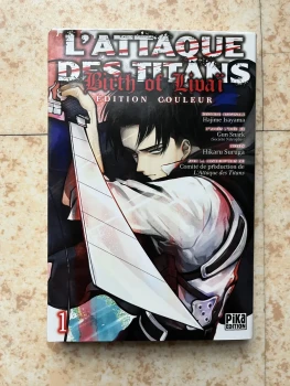 Vends manga "L’attaque des Titans Birth Of Livaï " tome 1 en couleur