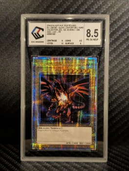 Dragon Noir Aux Yeux Rouges Quarter Century Secret Rare LC01 FR CCC 8.5