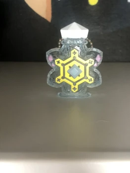 Porte-clés officiel Pretty Cure Crystal  Flocon jaune & bleu – Japan Bandai