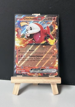Carte Pokémon - Chochodile Ex 15/128 - 30ème Anniversaire