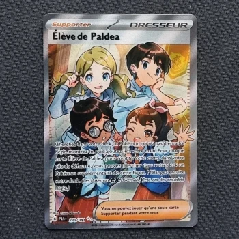 Carte pokemon Elève de Paldea 230/091 FA - EV4.5  Destinées de Paldea (2024)